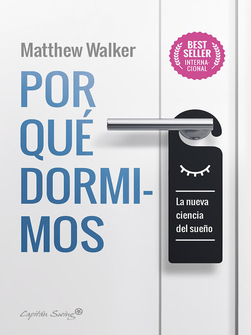 Title details for Por qué dormimos by Matthew Walker - Wait list